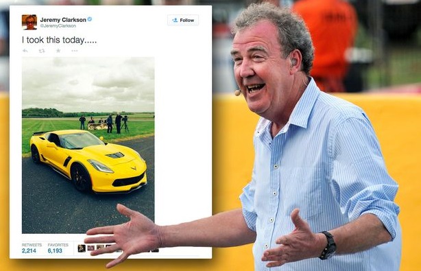 Could Clarkson be Revving Up to Feature a Corvette Z06 on New Show?