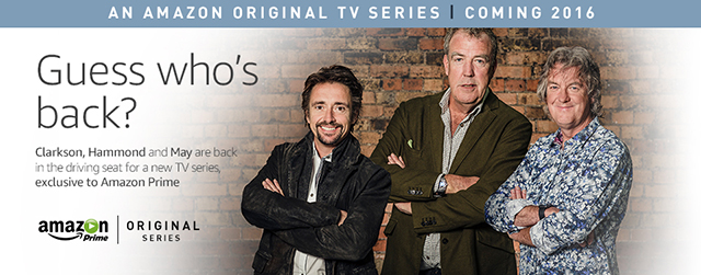 Hammond, Clarkson and May Officially Signed to Amazon for New Series