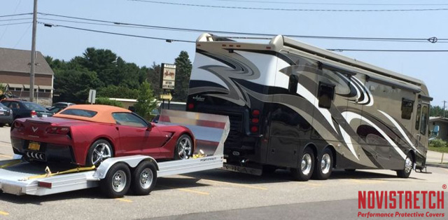 RV and C7 Corvette Stingray in Tow Featured