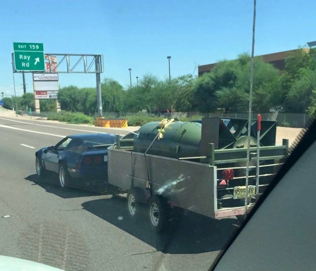 Caption This Corvette Hauling a Bomb