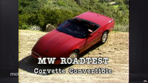Throwback to 1986 With MotorWeek’s Corvette Convertible Retro Review