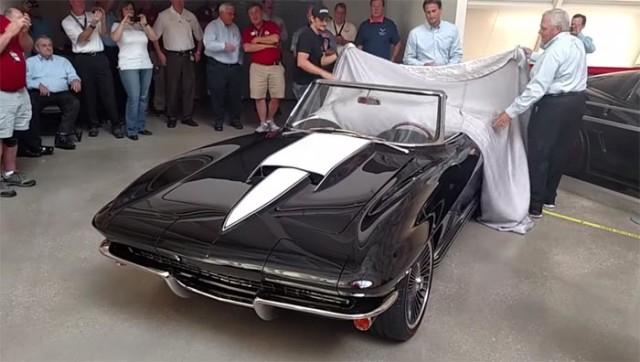 Brad Paisley Helps Rick Hendrick Unveil “New” 1963 Corvette Restomod