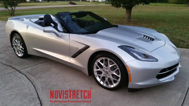 NoviStretch Presents Corvette of the Week: a 2016 Twilight Blue C7 Convertible