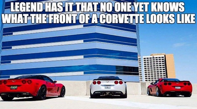 Facebook Fridays: This Corvette Meme Says it All