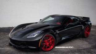 How ‘Bout Some Red Wheels for Your C7 Corvette?