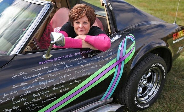 ’74 Corvette Transforms Into Rolling Breast Cancer Tribute