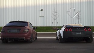 Does This Corvette Z06 Out-Rev a Mercedes-Benz C63 AMG?