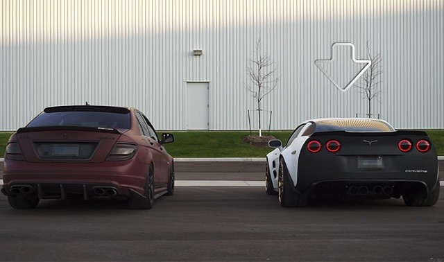 Does This Corvette Z06 Out-Rev a Mercedes-Benz C63 AMG?