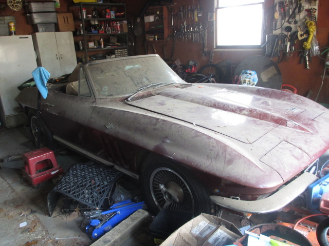 Barn-Find C2 Corvette Needs a Full Restoration