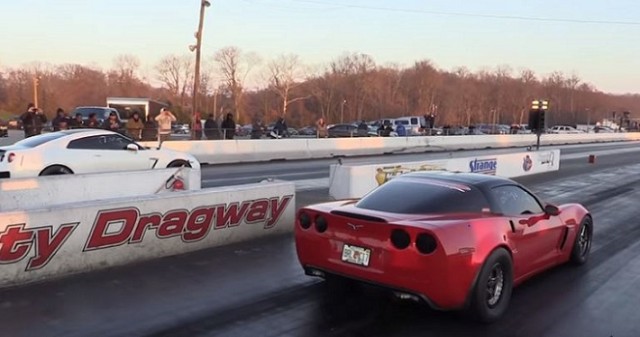 Corvette C6 Z06 Makes Example Out of 1,000 HP GT-R