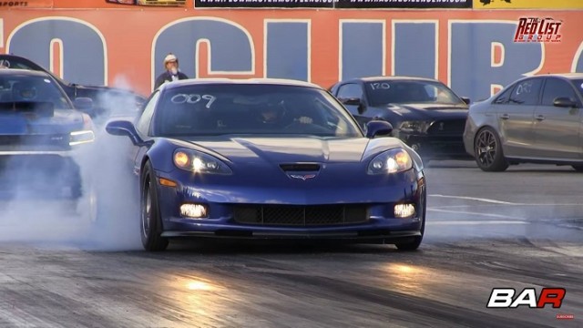 Corvette C6 Z06 With Light Mods Aims for 9-Second Pass