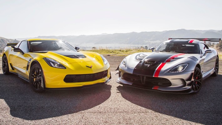 Redemption? Corvette C7 Z06 vs Dodge Viper ACR on ‘Head 2 Head’