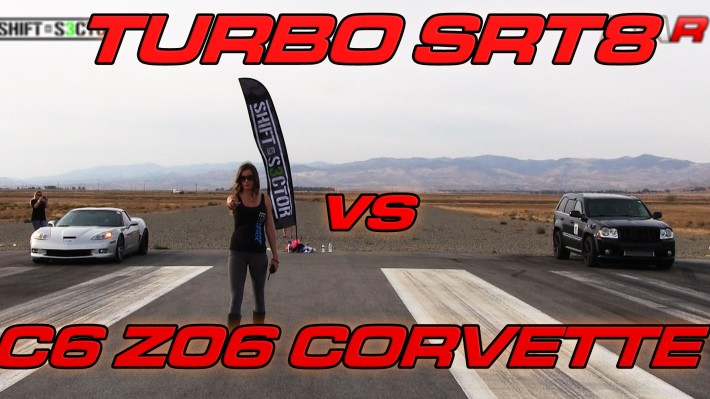 Now For Something Completely Different: Jeep SRT8 vs Corvette C6 ZO6
