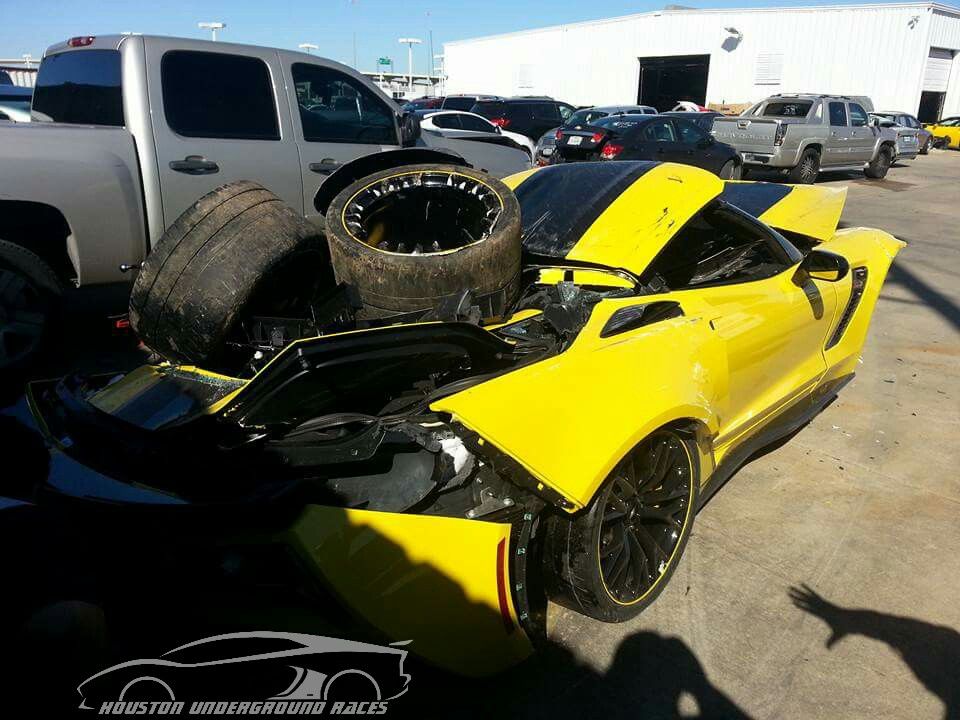 Special Edition C7.R Completely Demolished
