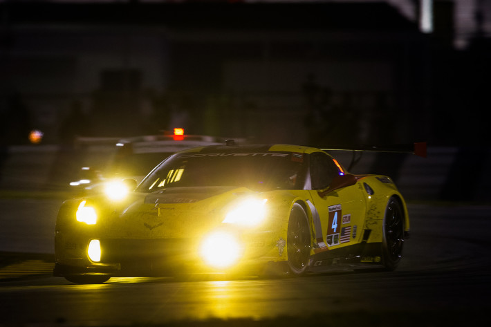 Corvette Racing One and Two in GTLM at Daytona