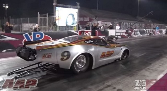 C7 Corvette Bodied Pro Mod Runs a 5.73 Quarter-Mile at Ludicrous Speed