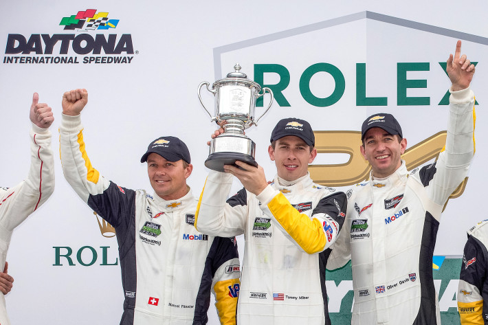 Corvette Racing One and Two in GTLM at Daytona