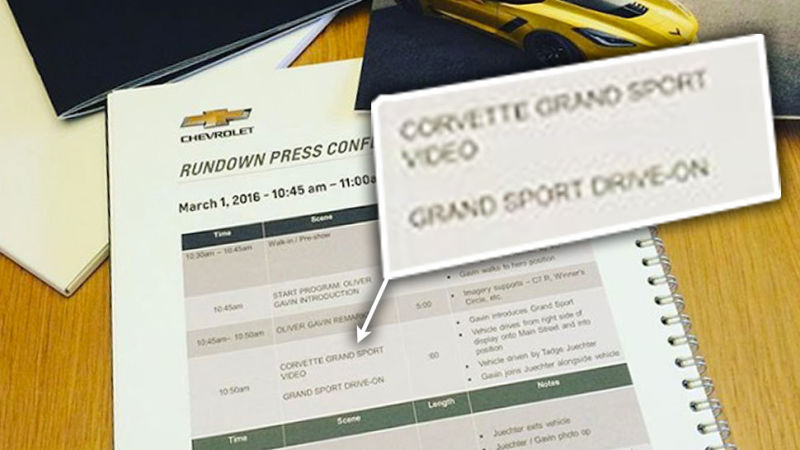 Breaking: Corvette C7 Grand Sport to Debut in Geneva Tomorrow