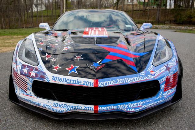 A Bernie Sanders Corvette Z06 Art Project? I Am Confused