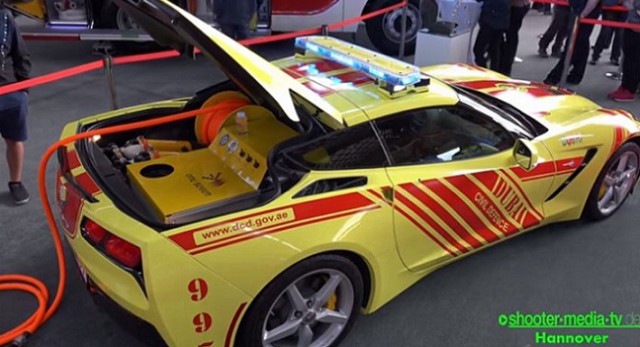 Dubai Fire and Rescue Team Drives Corvettes