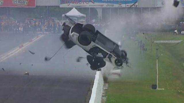 Corvette Racer Okay After Nasty Pro Mod Drag Racing Crash