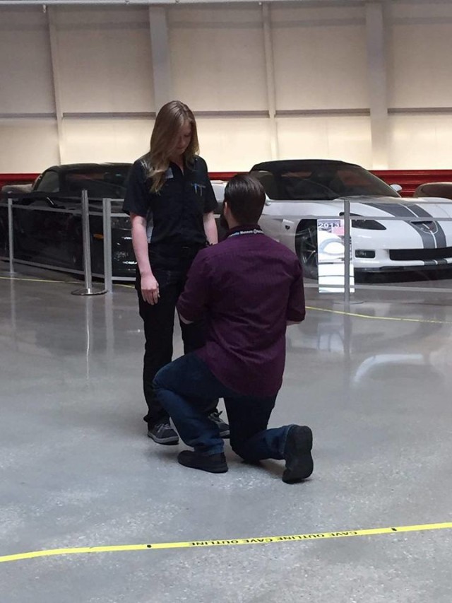 She Said Yes! Dreams Really Do Come True at National Corvette Museum