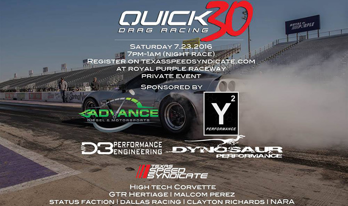 Test Your Texas Speed at Quick 30 Drag Racing