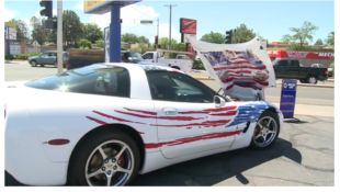Patriotic Corvette to Be Raffled Off in Honor of Law Enforcement