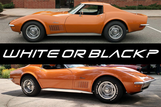 Should You Rock Black Walls or White on Your C3 Corvette’s Tires?