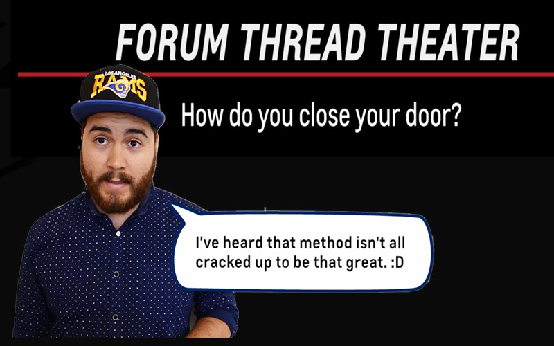 Forum Thread Theater: How do You Close Your Corvette’s Door?