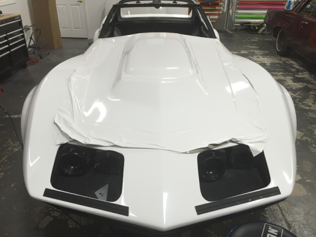 Outside the Box: This C3 Corvette Is Getting a Cool Wrap Job