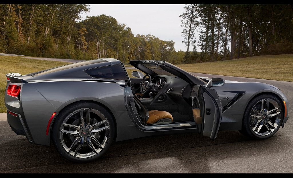 car-wallpaper-chevrolet-corvette-c7-stingray-2014-black-side-door-open