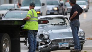 Classic Corvette Damaged During Final Restoration Test Drive
