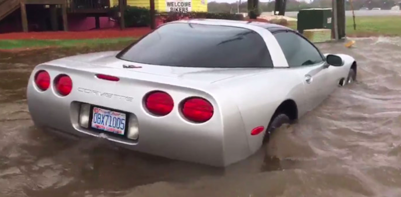 Watch as Hurricane Matthew Claims This Poor C5 Corvette!