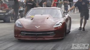 HEMI-Powered C7 Corvette Rocks the Drag Strip