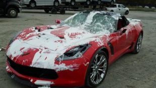 Corvette Gets Unfortunate New Paint Job