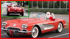 Top 5 Pictures of Santas Driving Corvettes