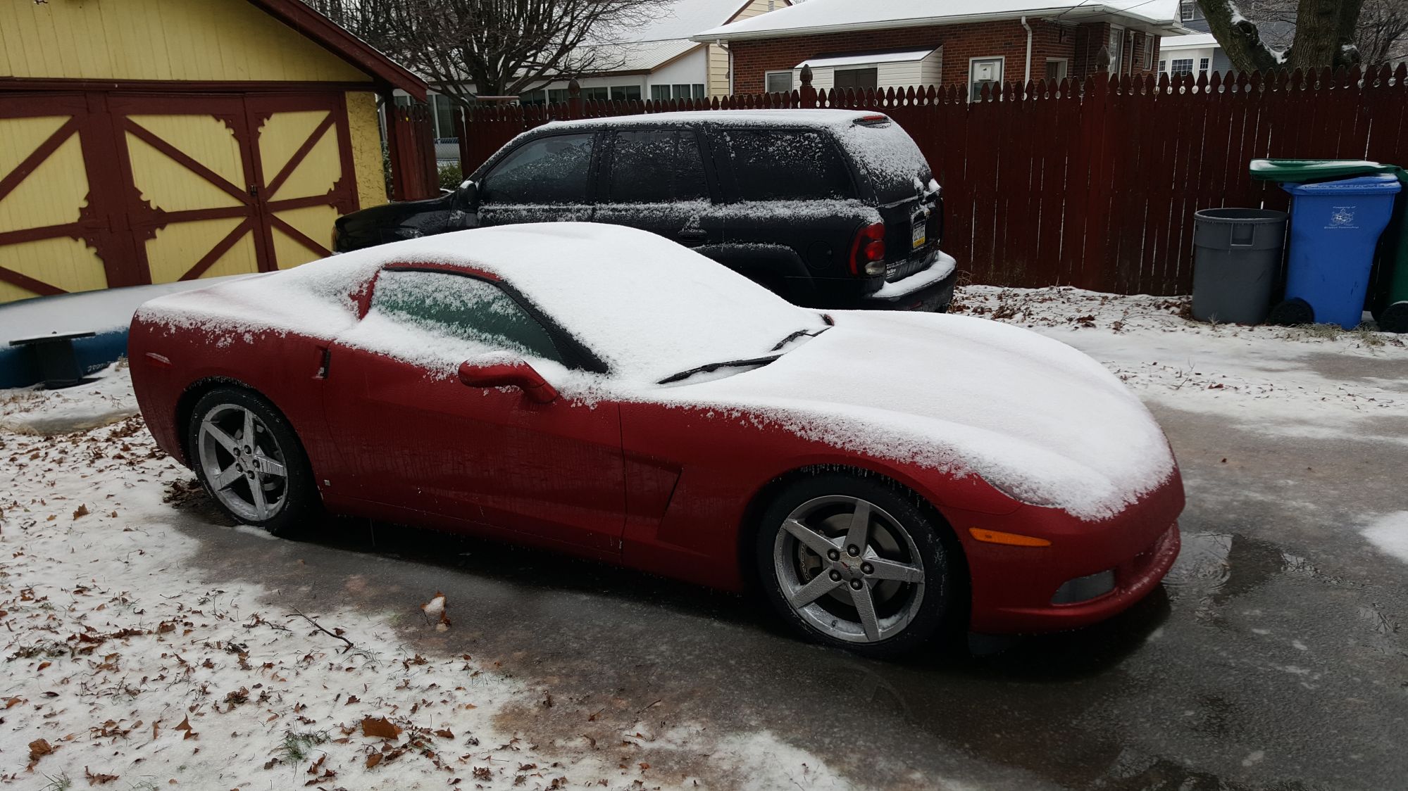 snow corvette