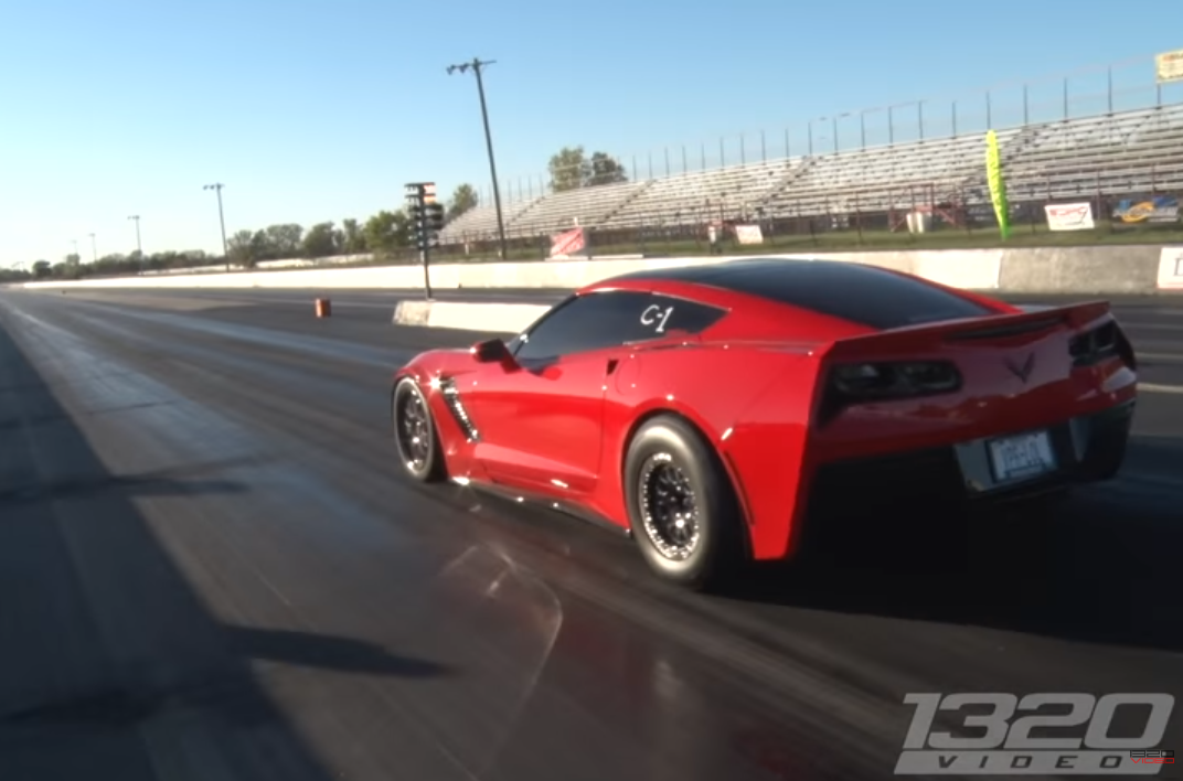 Procharged Z06 Bolts to 9-Second Run