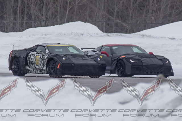 Mid-Engine C8 Corvette Prototype Spotted Winter Testing