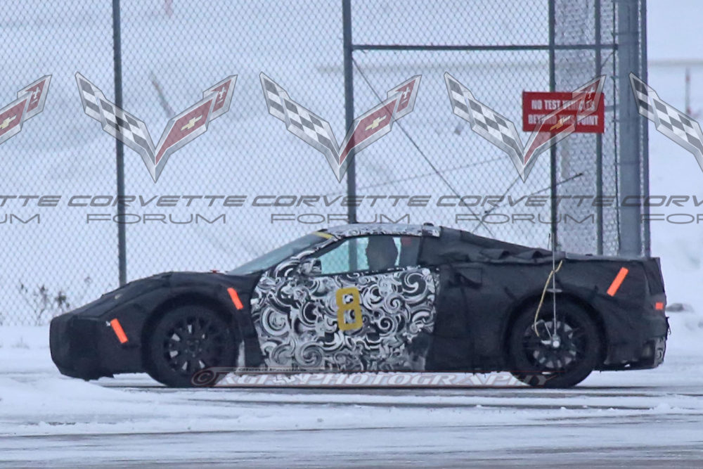 We may have the first images of a production C8 Corvette parts.