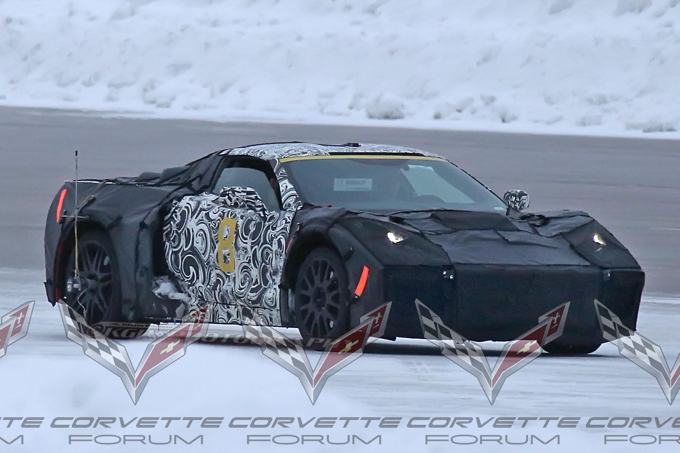 C8 Mid-Engine Corvette Spy Shot: Could it be a hybrid?
