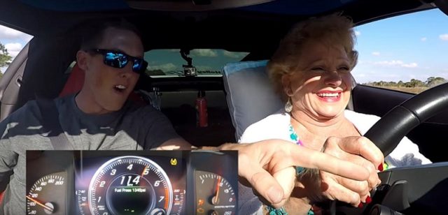 Grandma Takes Wheel of 841-Horsepower Corvette