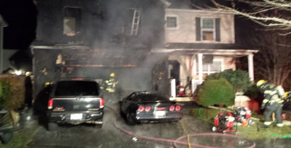 Man Working on Corvette Sets House and Cars on Fire
