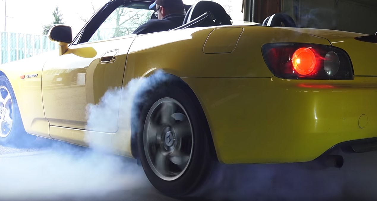 How to Do a Burnout With a Manual
