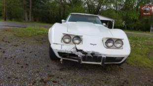 Stolen 1977 Corvette Found in Rough Shape