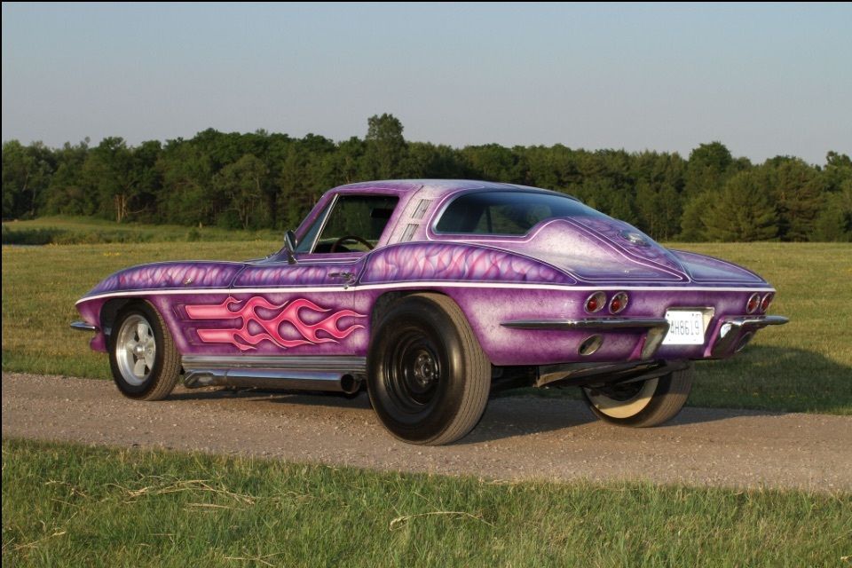 eBay Find: Purple and Pink Flamed 1964 Corvette