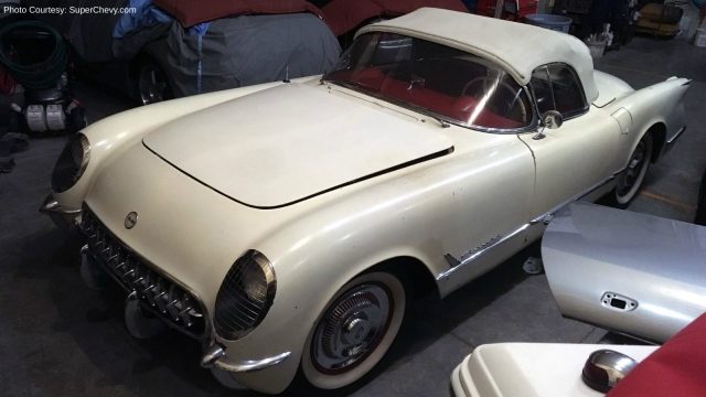 Barn-Find 1954 Corvette Doesn’t Go Far in 50 Years