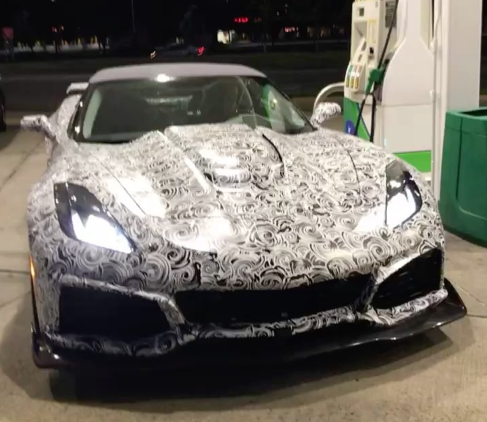 2018 Corvette ZR1 Convertible Test Mule Spotted in the Wild