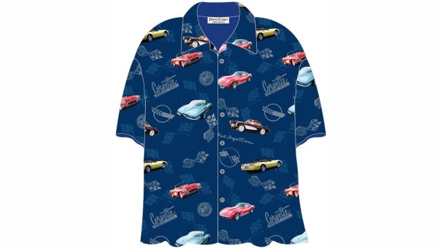 6 Hawaiian Shirts Featuring Corvettes for Father’s Day